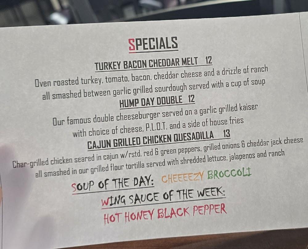 Rounders Lounge Menu image 2